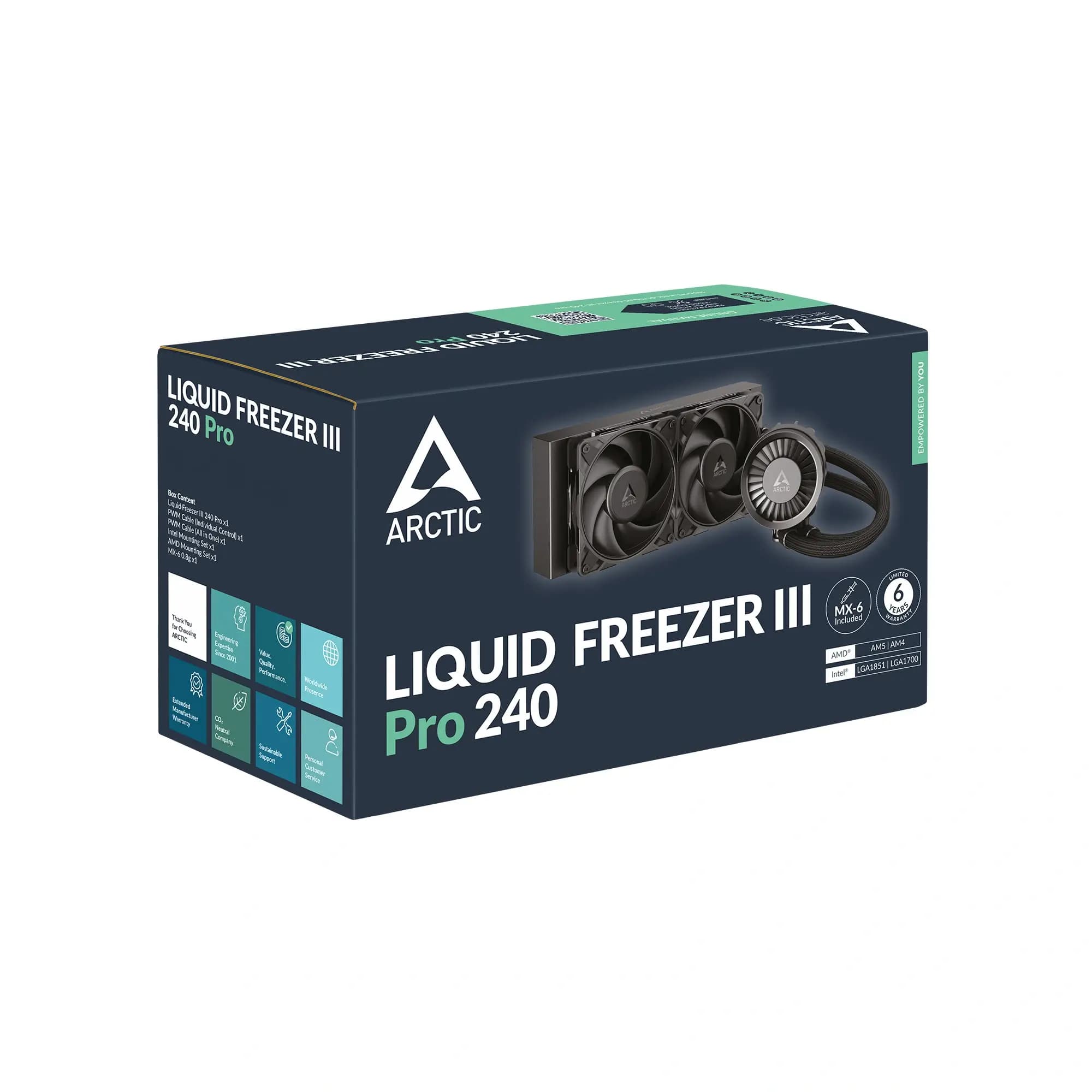Arctic Freezer III Pro 240 Multi Compatible All-in-One CPU Liquid Cooler
