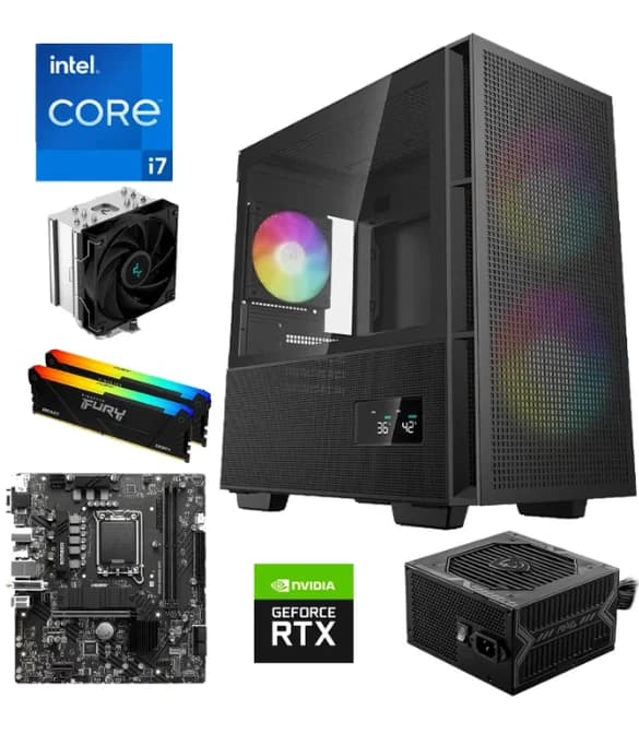 GAMING PC INTEL CORE i7 13700F // RX 9070 16GB // 8x2 GB RAM DDR5 - Custom Build