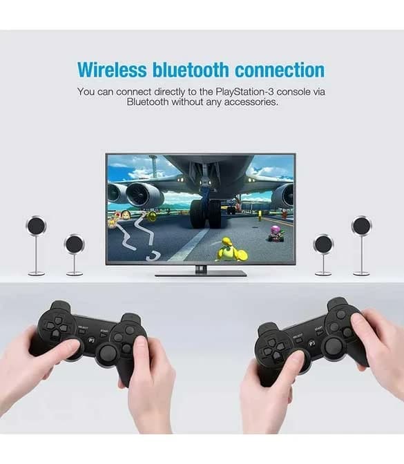 Wireless Controller for PlayStation 3 Black