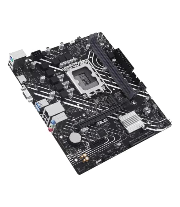 ASUS H610M-K ARGB micro-ATX motherboard with DDR4, PCIe 4.0, M.2 slot