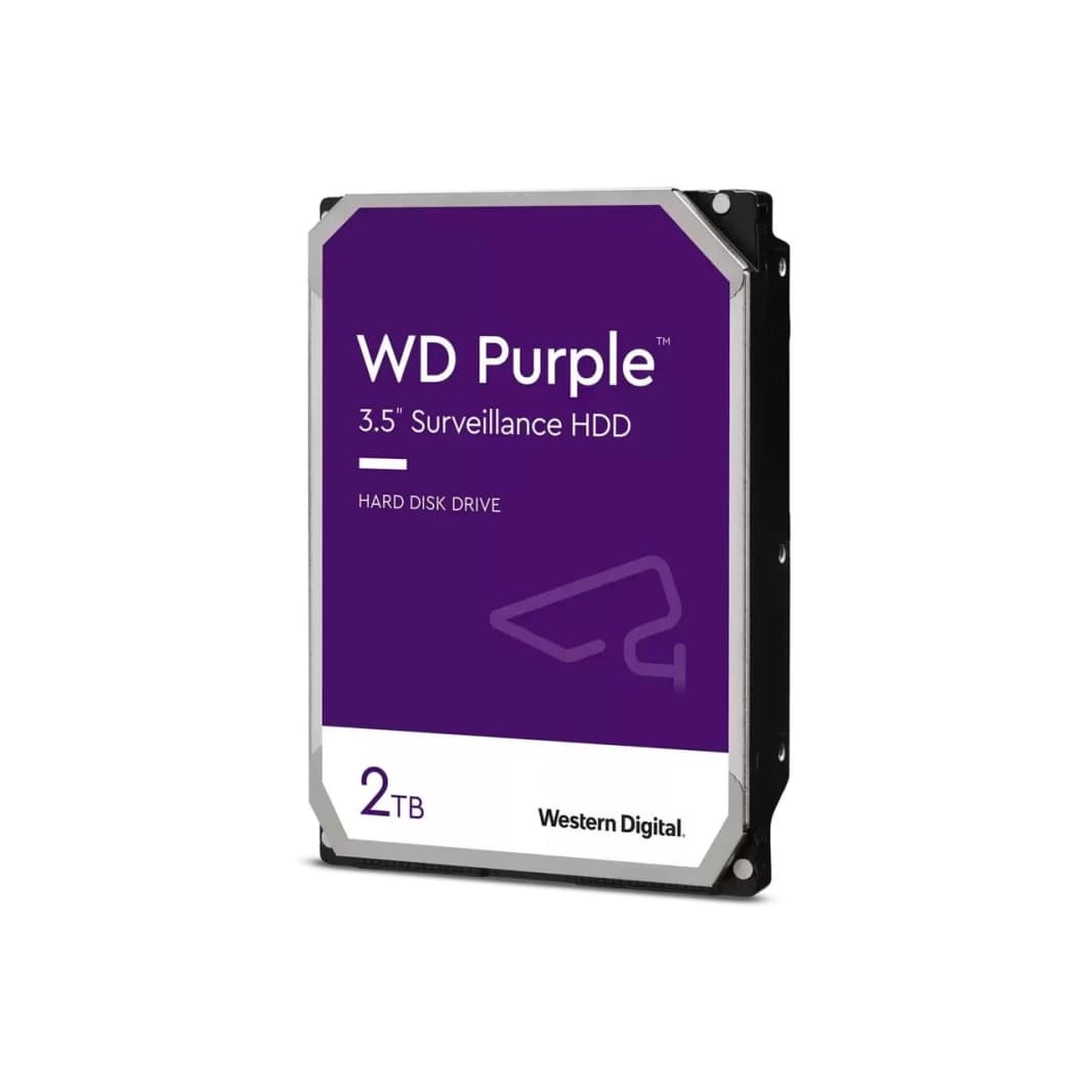WD 2TB Purple Surveillance Internal Hard Drive HDD 64 MB Cache 3.5" SATA