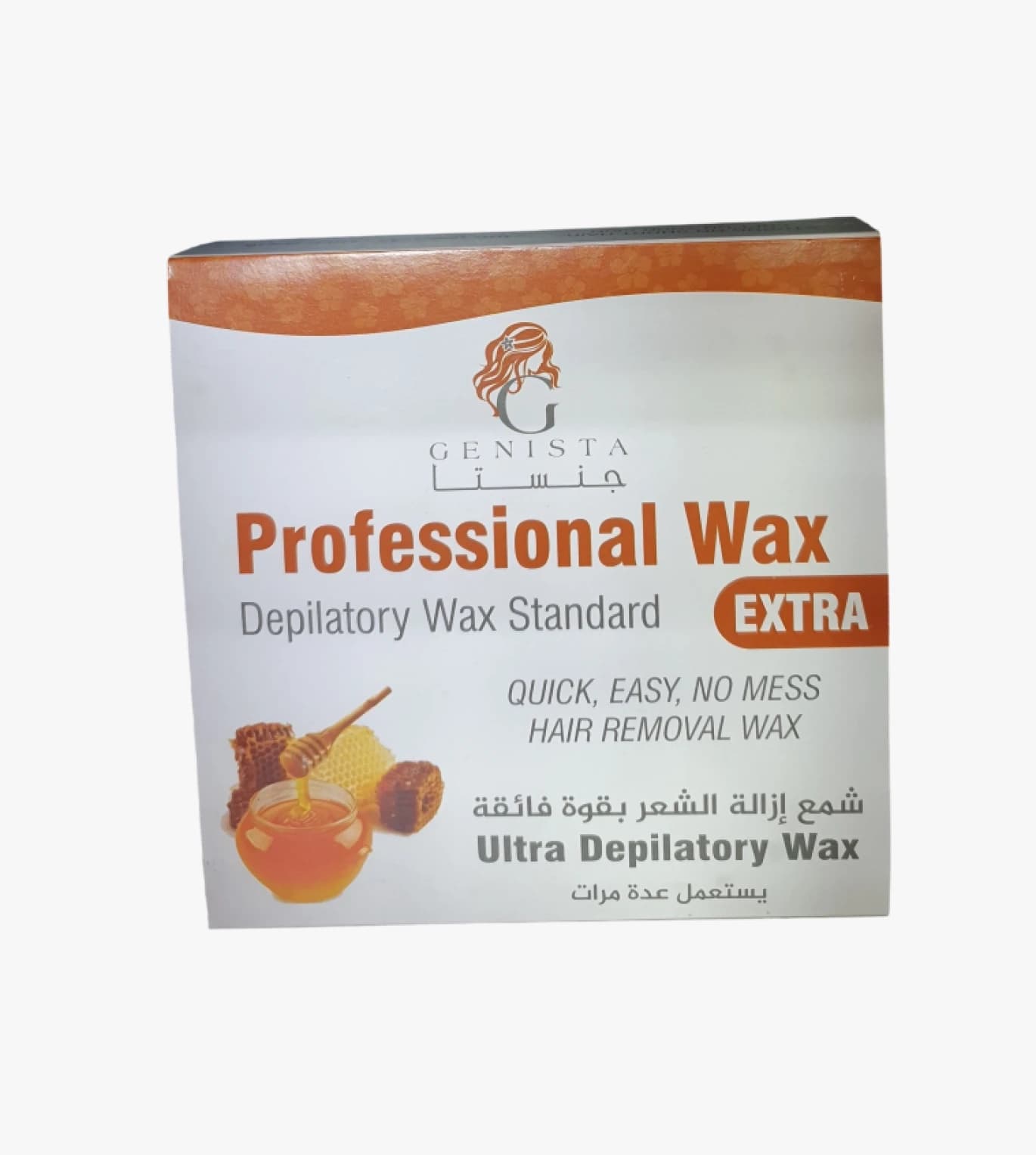 Genista Professional Hair Removal Wax Extra Design for Women and Men with Natural Honey Wax