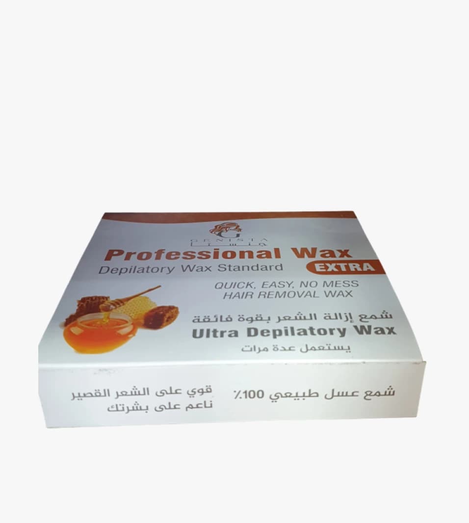 Genista Professional Hair Removal Wax Extra Design for Women and Men with Natural Honey Wax