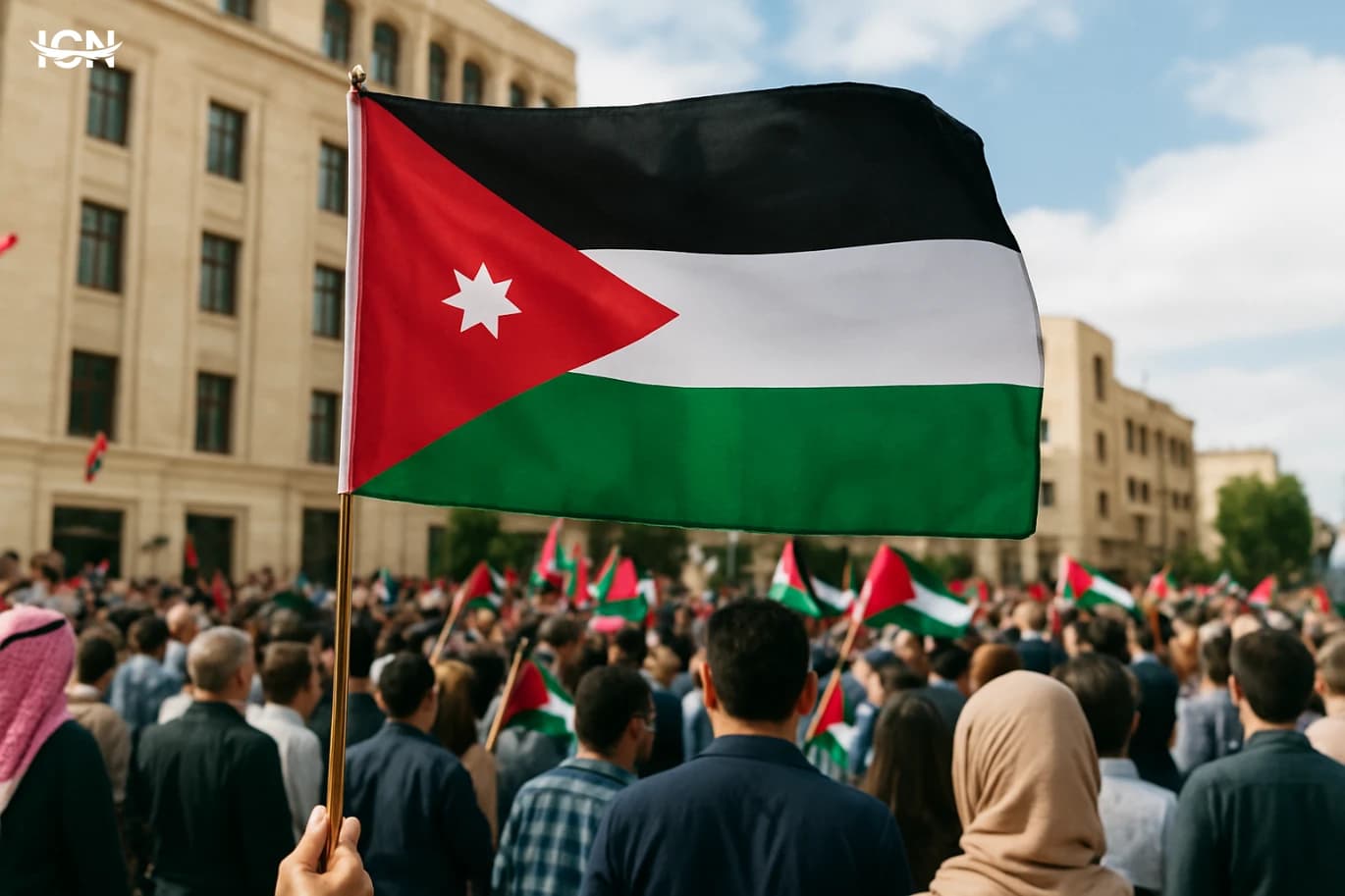 يوم العلم الأردني في الحياة العامة