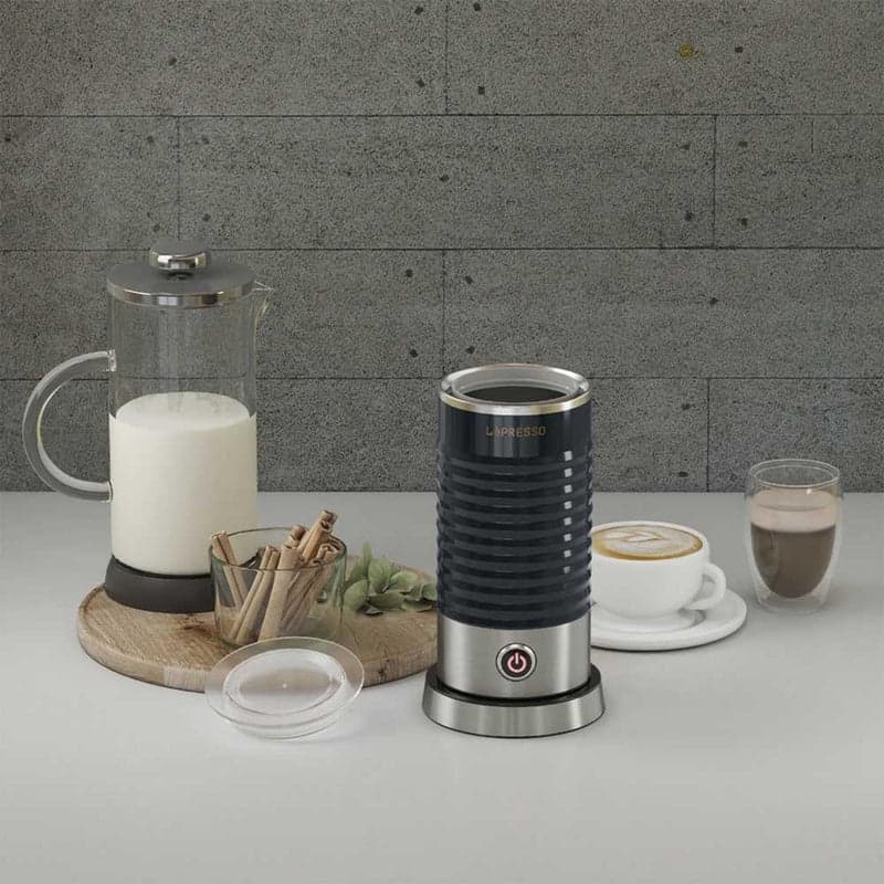 Lepresso Hot and Cold Milk Frother 100ml 450W Black LPMLFRBK