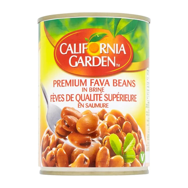 California Garden Fava Beans Plain Medammes 400g