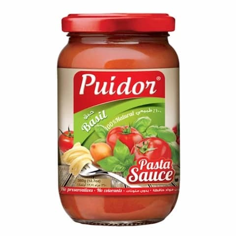 Puidor Pasta Sauce With Basil 360 Gram