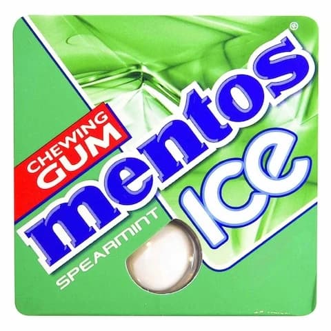Mentos Sugar Free Chewing Gum Ice Spearmint 11.44 Gram