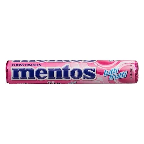 Mentos Candy Tutti Fruti 29 Gram 24 Pieces