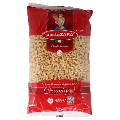 Pasta Zara Gramigna N.26 500 Gram