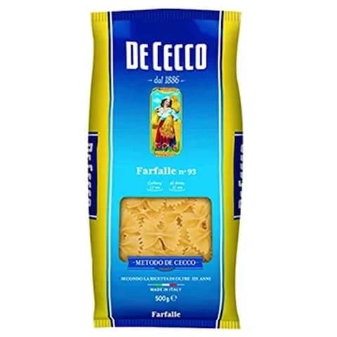 De Cecco Pasta Farfalle No.93 500 Gram