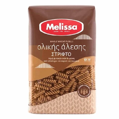 Melissa Pasta Whole Wheat Fusilli 500 Gram