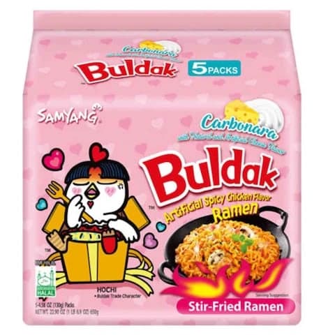 Samyang Noodles Buldak Light Hot Chicken Flavor Ramen 650 Gram