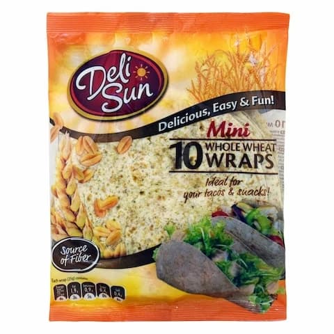 Delisun Tortilla Wheat Wrap 250 Gram 10 Wraps