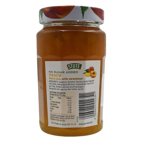 Stute Extra Jam Peach Sugar Free 430 Gram