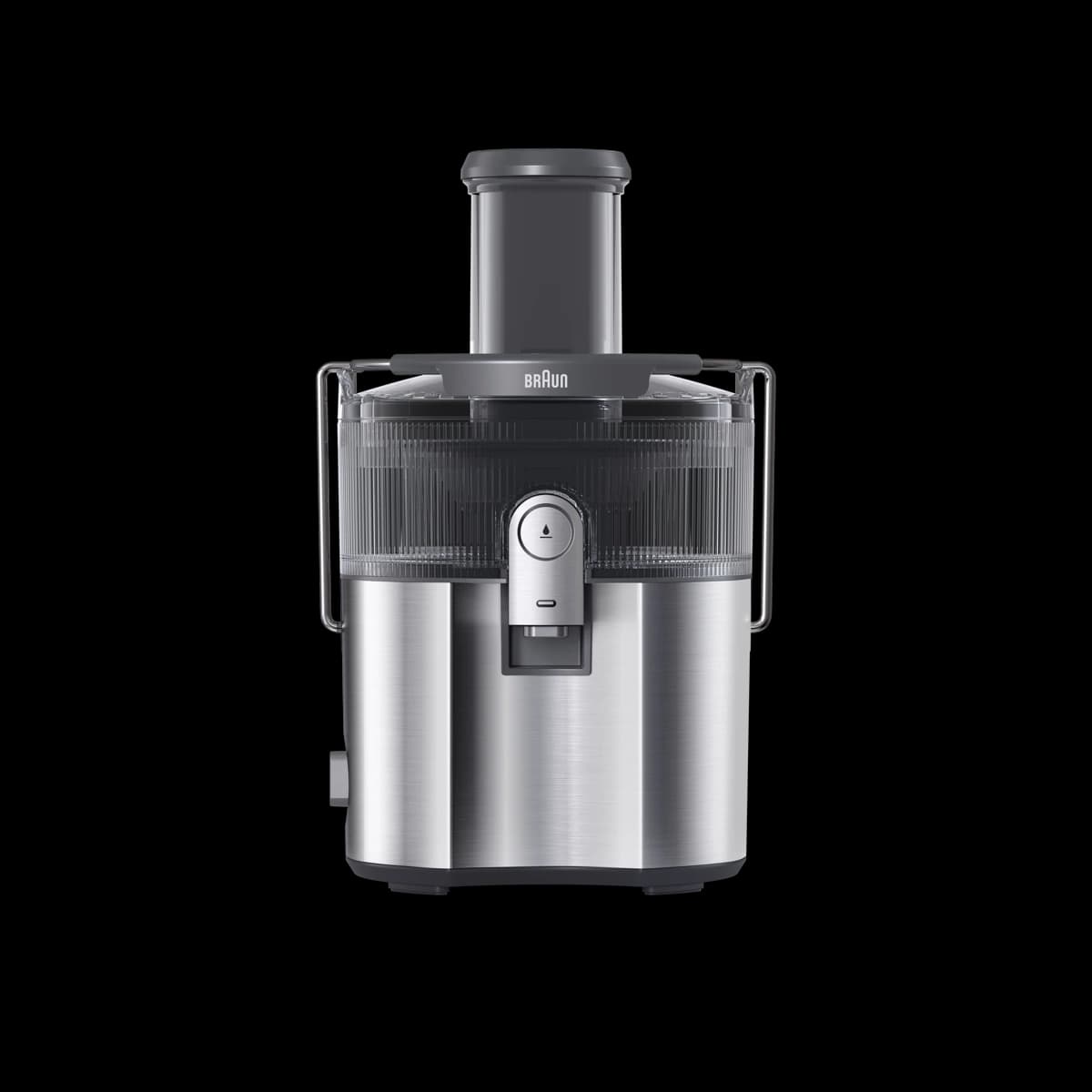 Braun Spin juicer 1000 W 2 L Pulp container 2 Speed Settings Grey