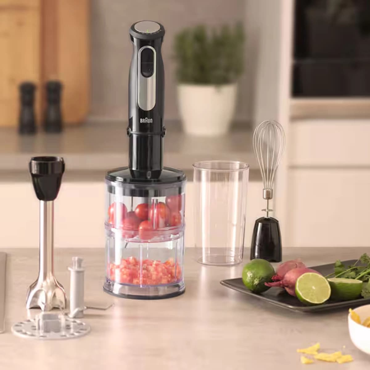 Braun Hand Blender 1000 W with Accessories Set Black