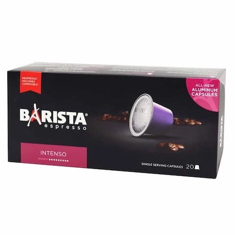Barista Coffee Capsules Intenso Espresso 20 Cap