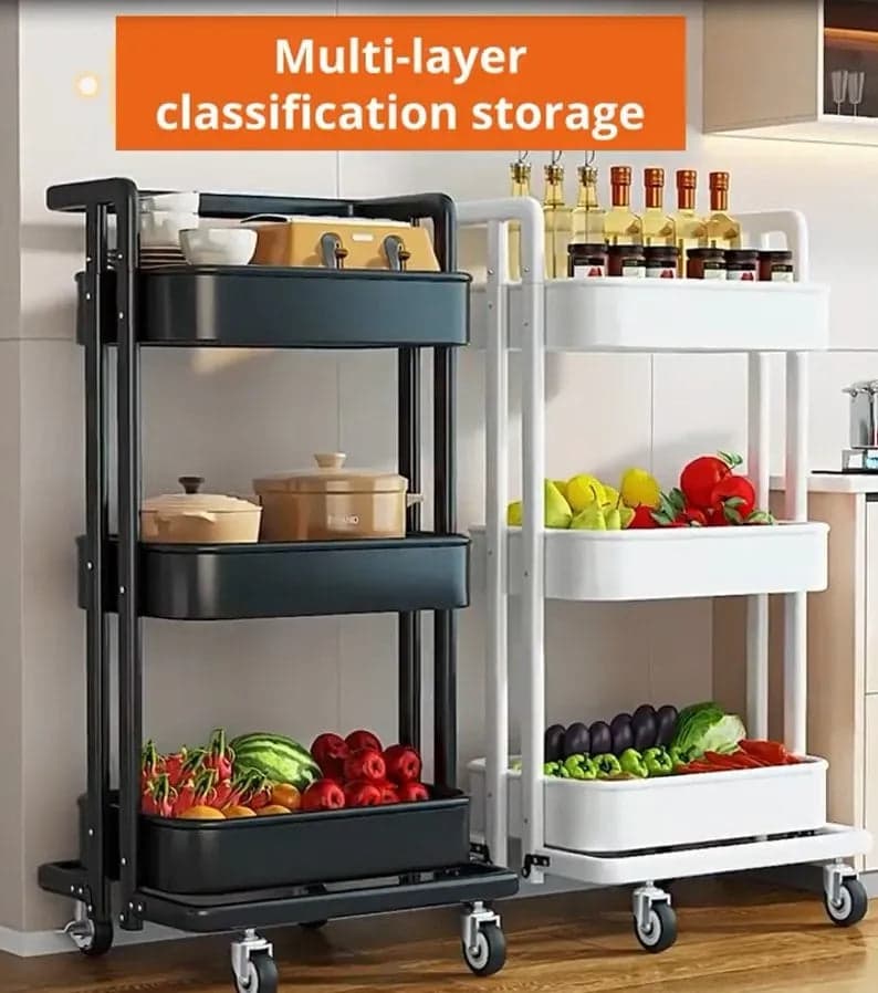Joybos Multi-Layer Mobile Storage Rack