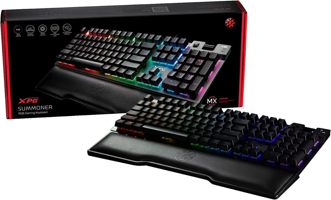 XPG SUMMONER Gaming RGB Keyboard (Silver Switch)