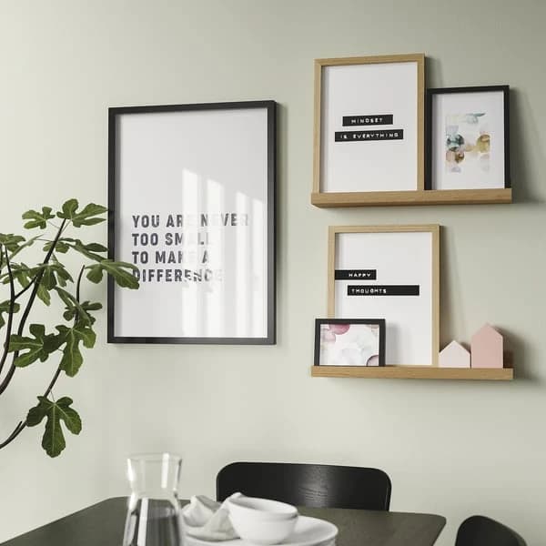 Picture Ledge, Oak Effect, 55 cm