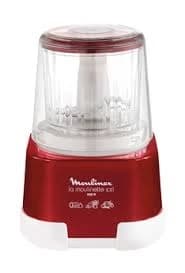 Moulinex Food Processor with Grinder Attachment 1000W Red DP806G10