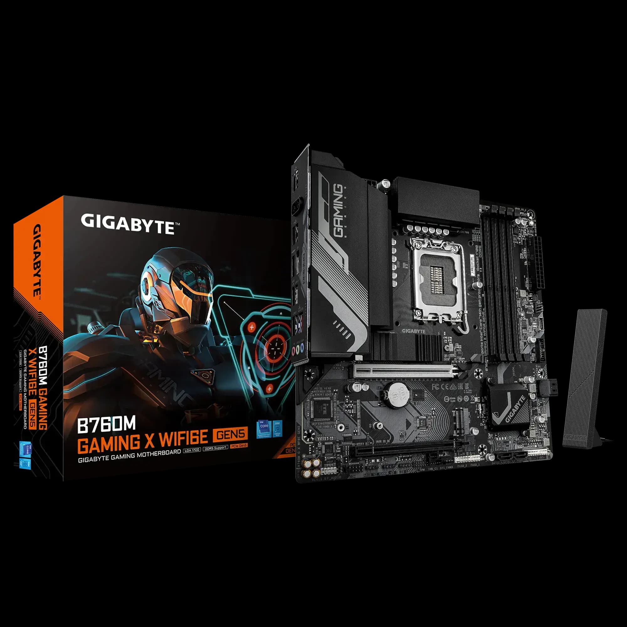 GIGABYTE B760M GAMING X WIFI6E & Bluetooth GEN5 DDR5 Motherboard