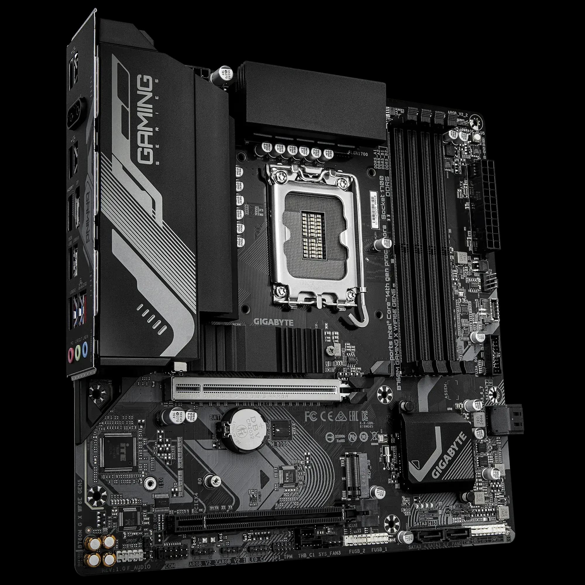 GIGABYTE B760M GAMING X WIFI6E & Bluetooth GEN5 DDR5 Motherboard