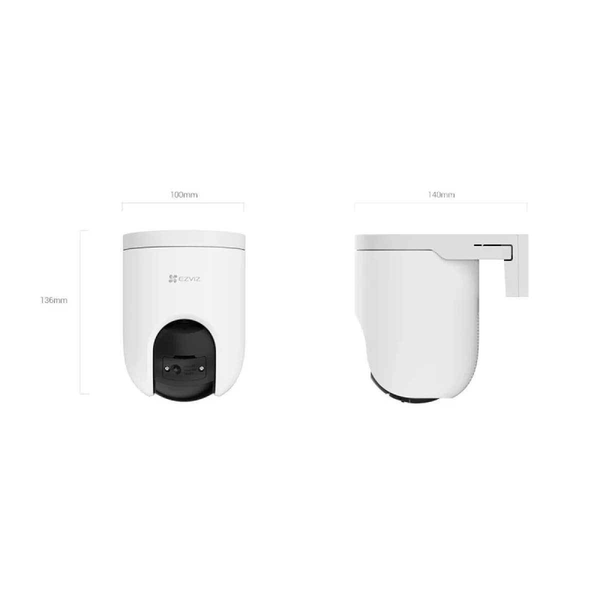 EZVIZ H8c 2K Smart Wi-Fi Pan & Tilt Outdoor Camera – AI Human Detection | Active Defense