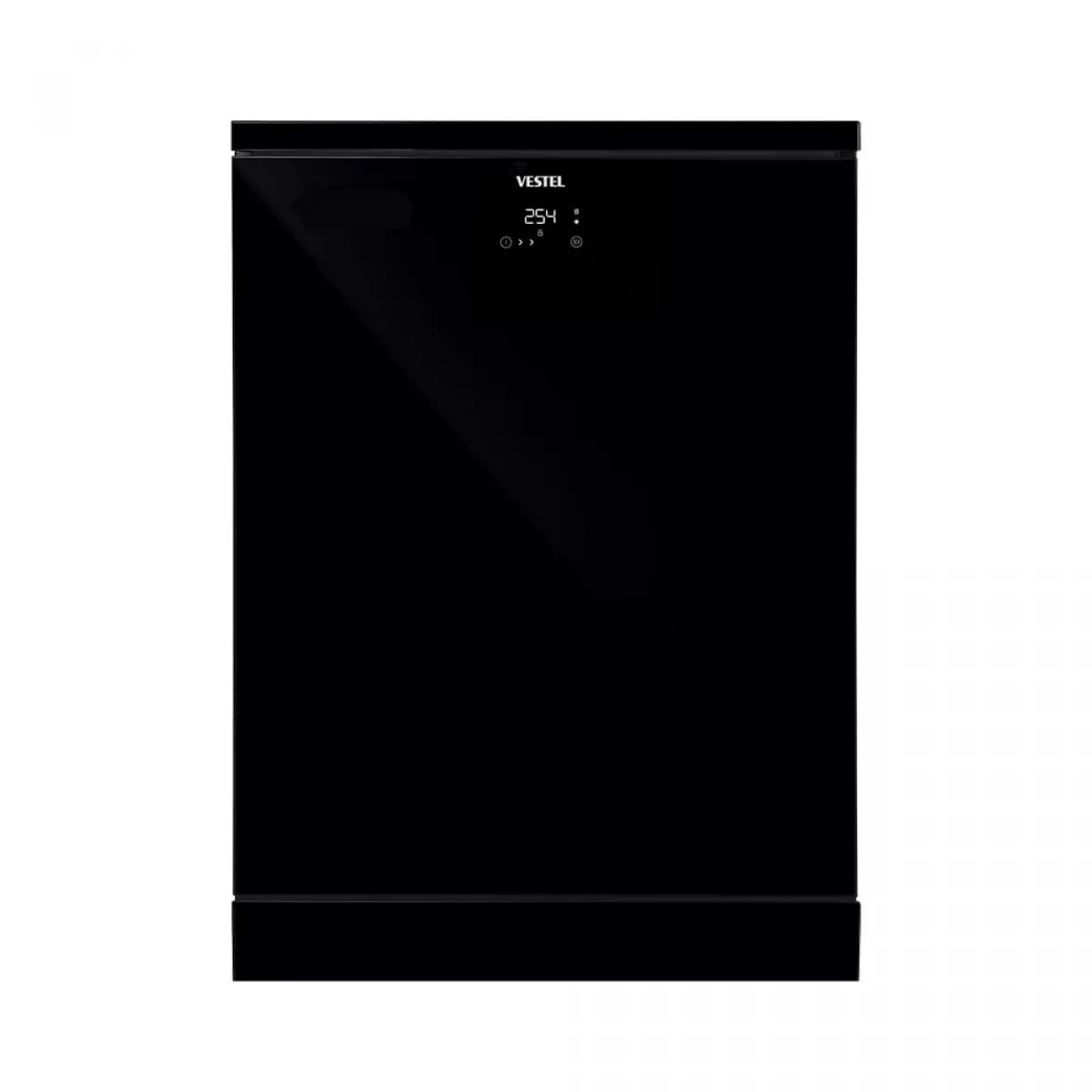 Vestel Dishwasher 9 Programs in Black Glass