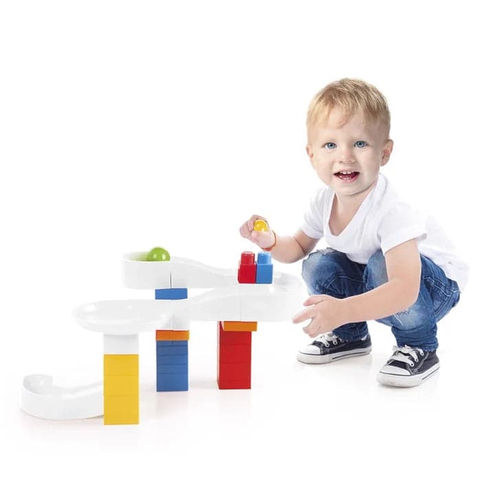 Dolu Marble Run – Rolling Ball Bricks Basic Set