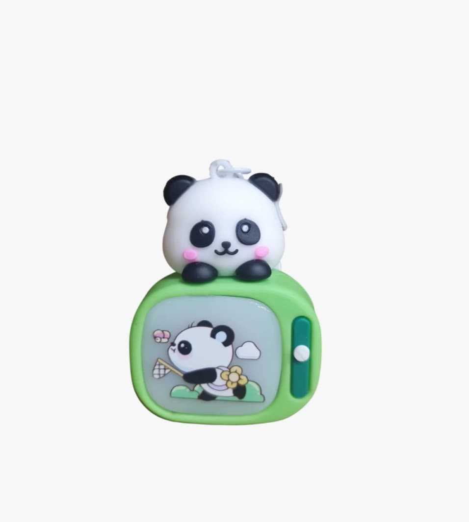 Children's Night Light Panda with Cute Design and Digital Display Decoration for Kids.