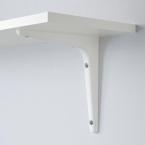 Bracket, white, 18x18 cm