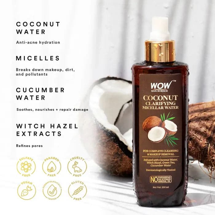 Wow Coconut Clarifying Micellar 200ml