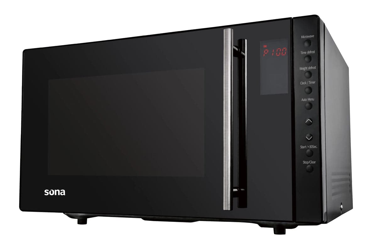 Sona Microwave 34L 1000W 8 Programs 5 Power Levels with Display & Child Safety Lock