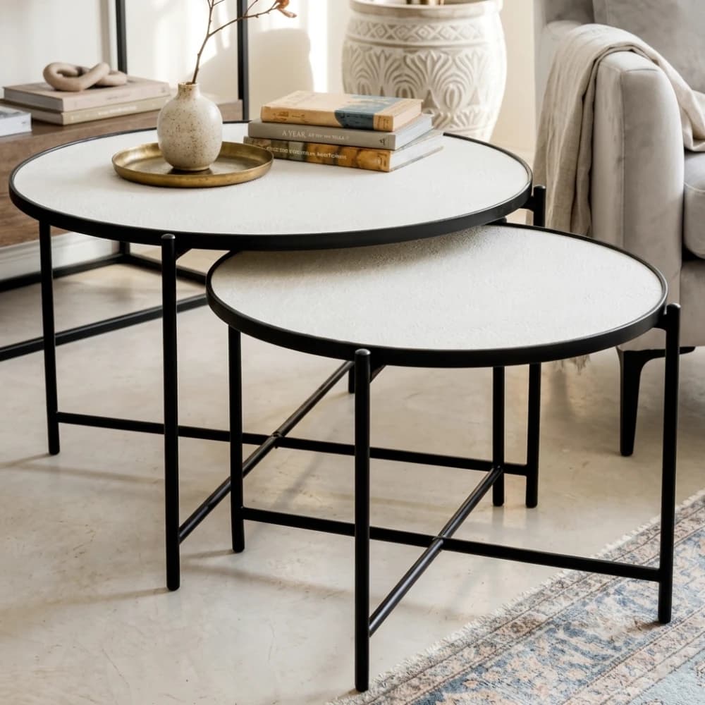 Metal Table Set 2 Pcs