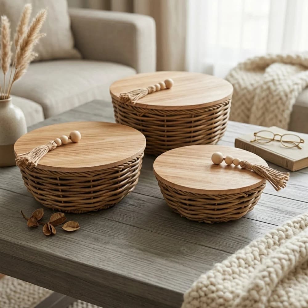 Straw Basket Small
