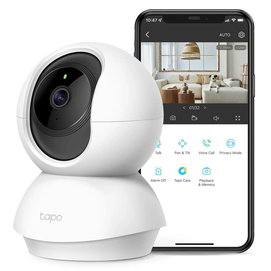 TP-Link Tapo C210 - 2K Pan/Tilt Indoor Security Camera