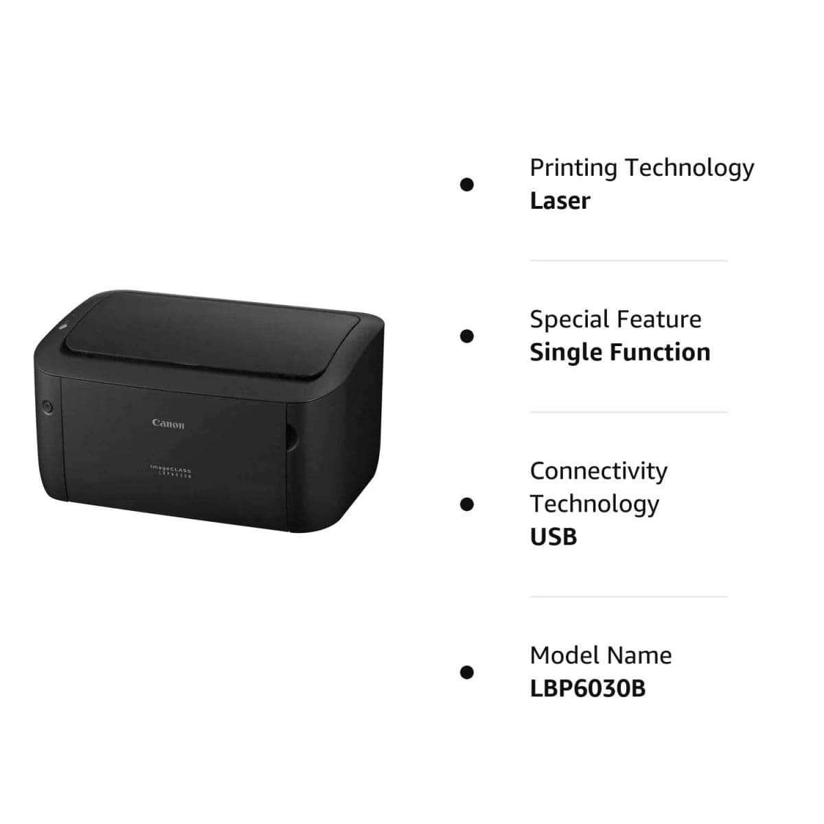 Canon imageCLASS LBP6030B Mono Printer, Windows, Mac and Linux Support