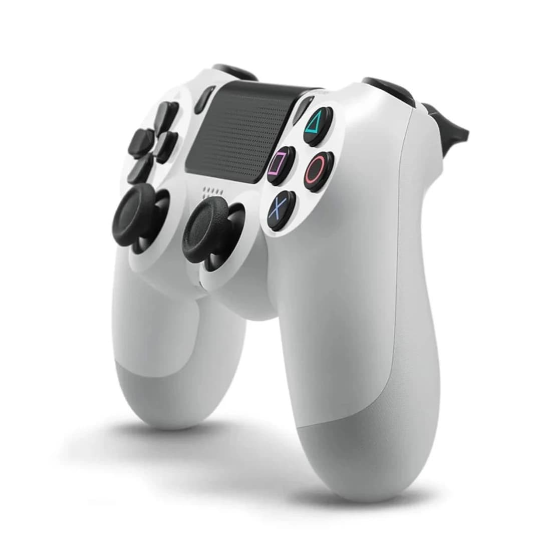 ذراع تحكم لاسلكي دوال شوك 4 - اللون الأبيض الثلجي لجهاز PS4