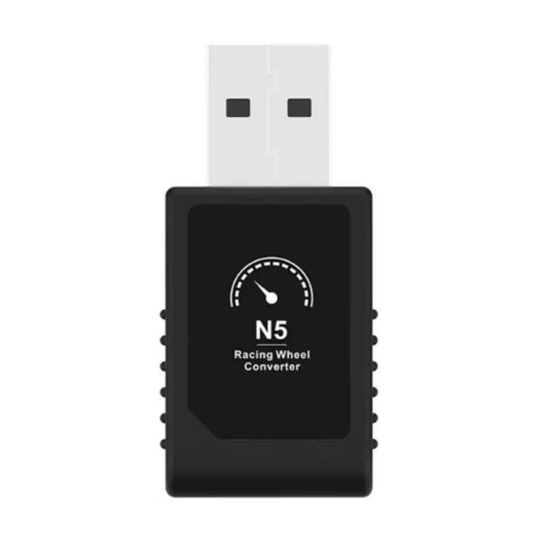 محول جهاز استقبال USB اللاسلكي لعجلة السباق N5 لـ PS5