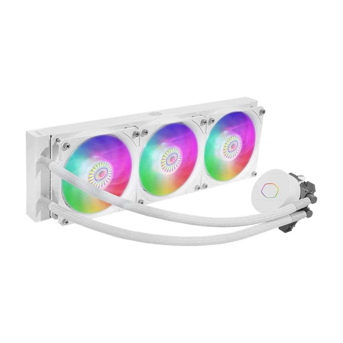 Cooler Master MasterLiquid ML360L ARGB V2 CPU Liquid Cooler Support Intel & AMD CPU Socket - White