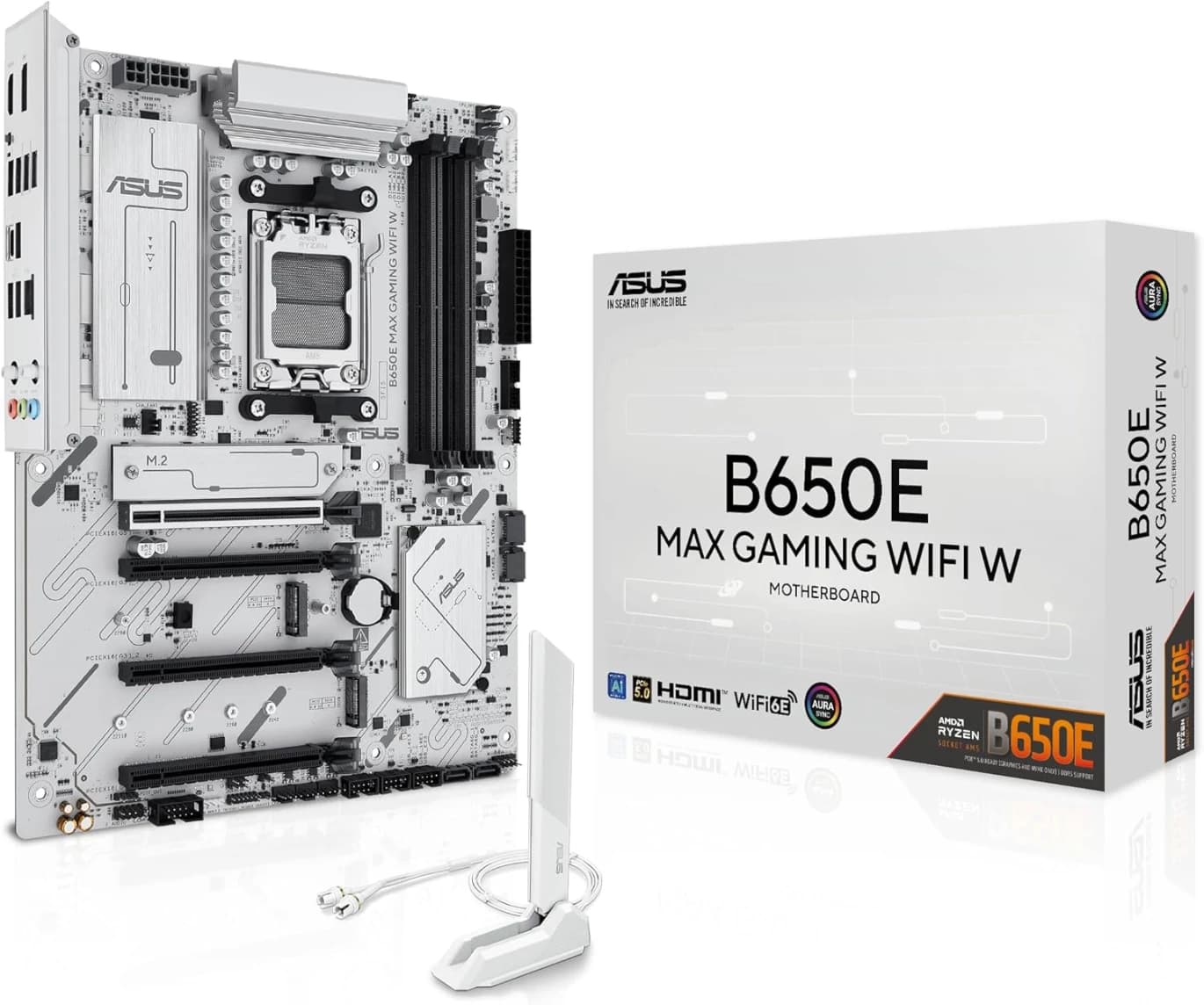 ASUS B650E MAX Gaming WiFi W – AMD B650 AM5 ATX Motherboard