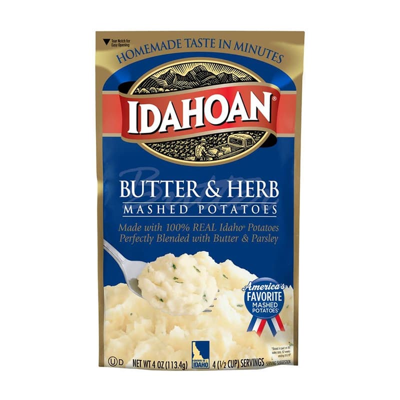 Idahoan Butter & Herb Mashed Potatoes 113.4g