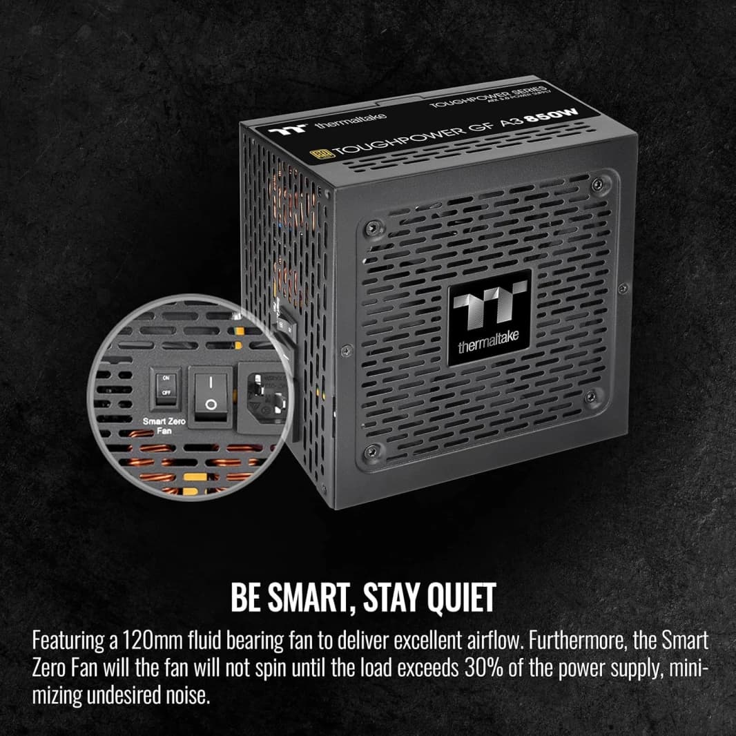 Thermaltake Toughpower GF A3 850W, True 450W 12VHPWR, RTX 40 Series, ATX 3.1/PCI-E 5.1