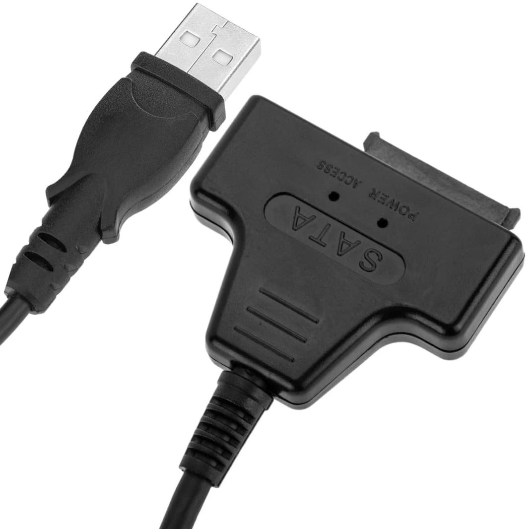 كابل محول من USB 2.0 إلى SATA للقرص الصلب