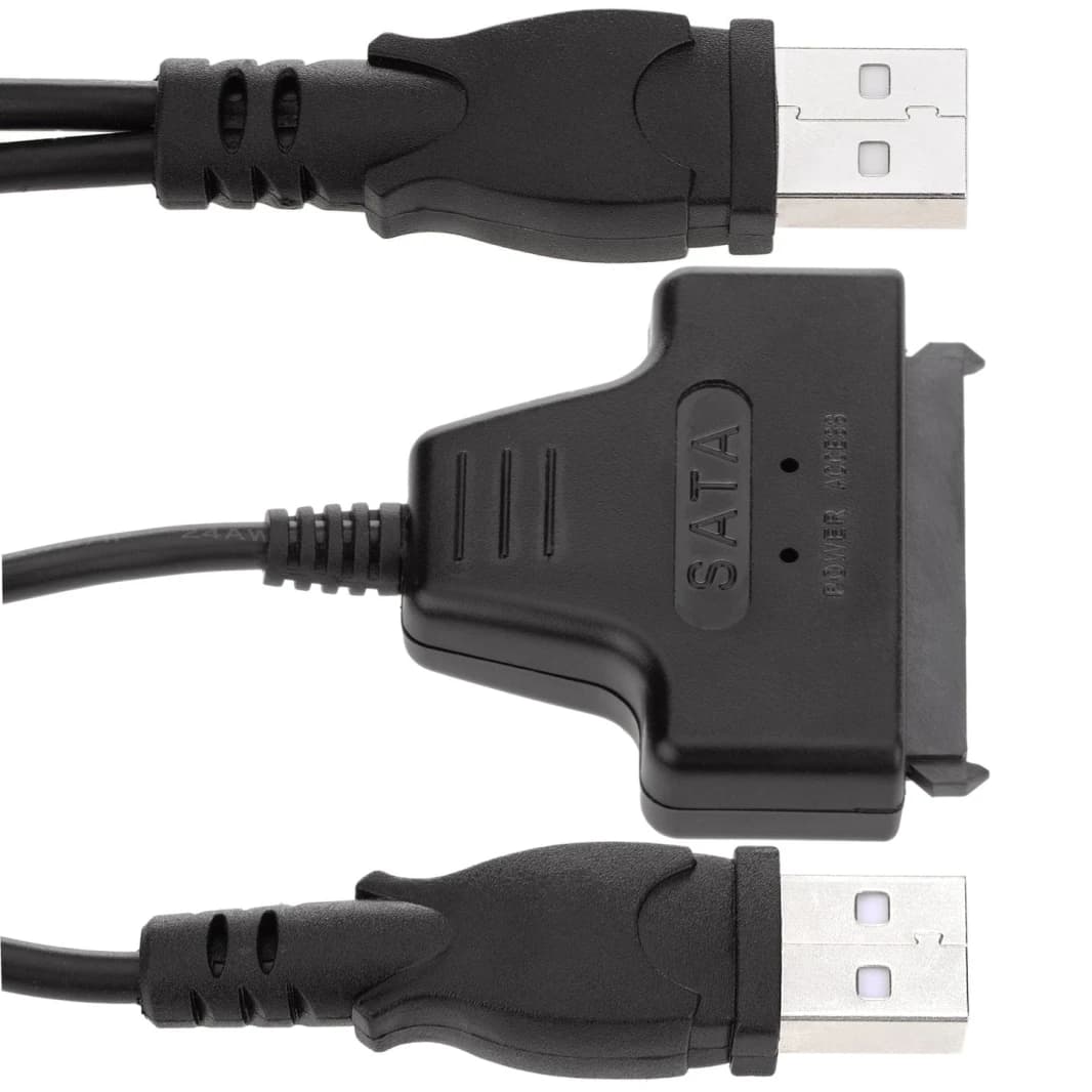 كابل محول من USB 2.0 إلى SATA للقرص الصلب