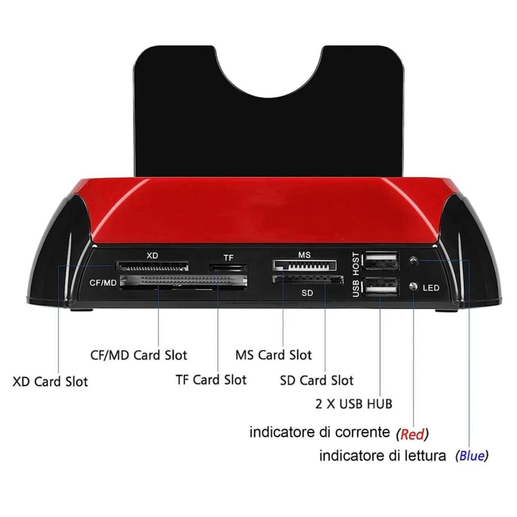 منصة استنساخ الأقراص الصلبة IDE/SATA الكل في واحد USB 3.0