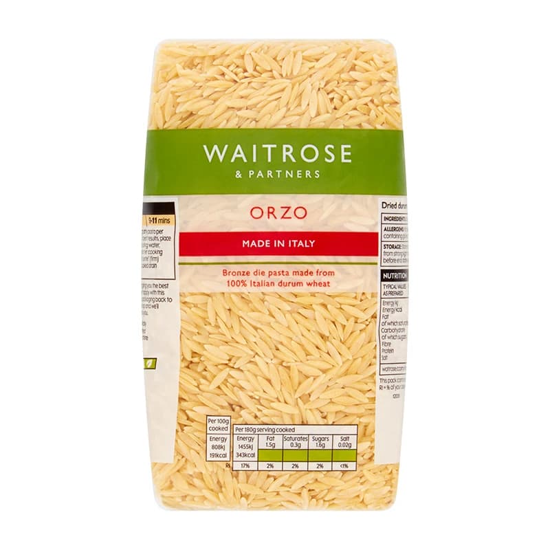 Waitrose Orzo Pasta 500g