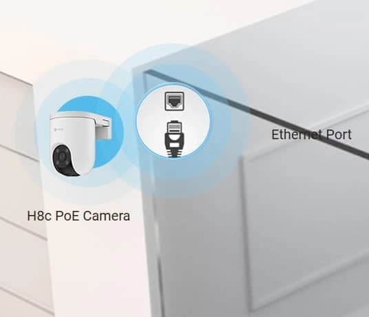EZVIZ CS-H8C PoE 3MP 2K Smart Home Camera